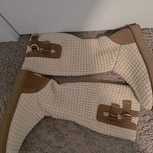 Ugg Cream Cardi Boots